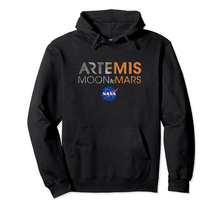 NASA Approved Artemis Moon To Mars Space Officially Licensed Pullover Hoodie, T-Shirt, Sweatshirt