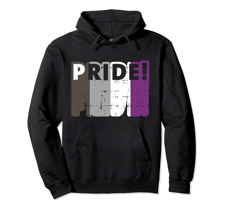 Pride Asexual Funny LGBT Flag Color Protest Support Gift Pullover Hoodie, T-Shirt, Sweatshirt