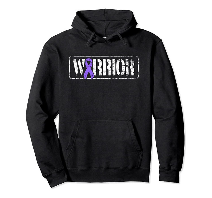 Lupus Warrior - Purple Military Style Awareness Ribbon Pullover Hoodie, T-Shirt, Sweatshirt