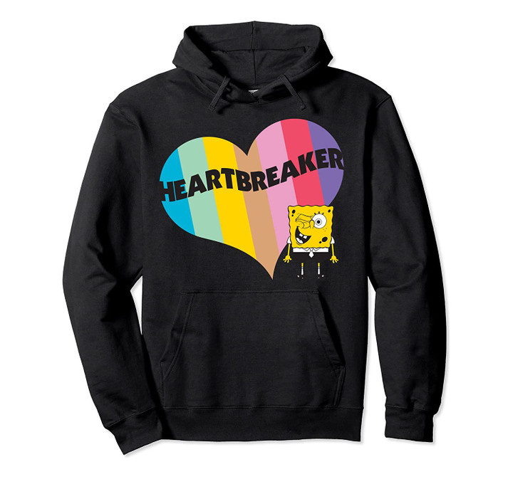 Spongebob Squarepants Spongebob Heart Pullover Hoodie, T-Shirt, Sweatshirt