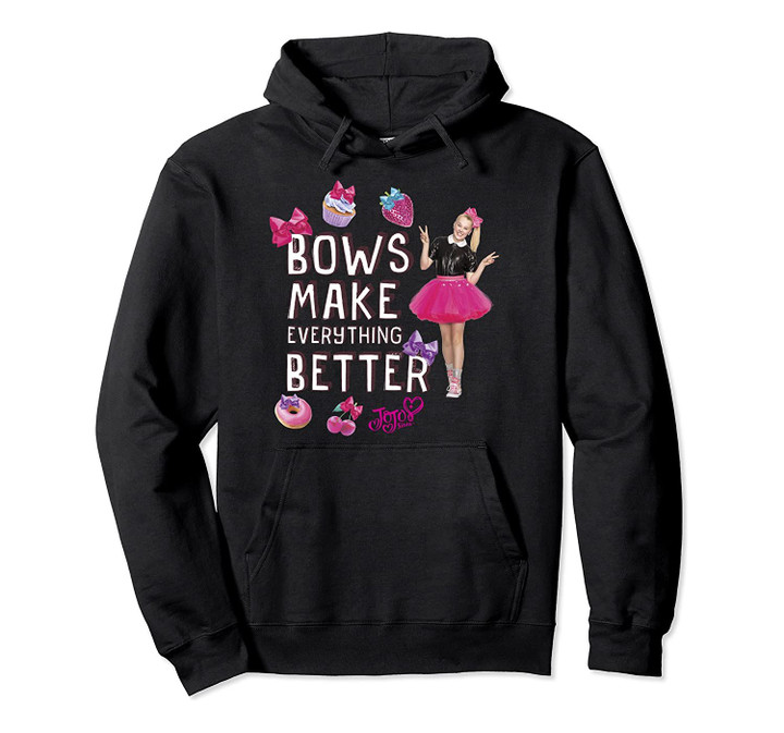 Nickelodeon JoJo Siwa Bows Make It Better Pullover Hoodie, T-Shirt, Sweatshirt