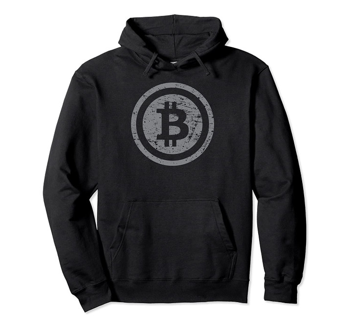 Bitcoin Logo Vintage Style Blockchain Cryptocurrency Hoodie, T-Shirt, Sweatshirt