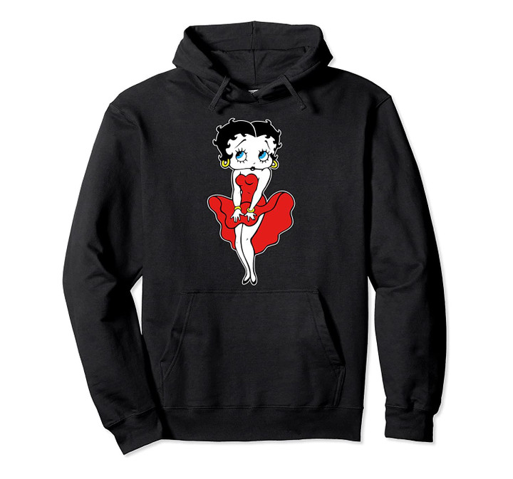 Classic Betty Boop Cartoon Character Pullover Hoodie, T-Shirt, Sweatshirt