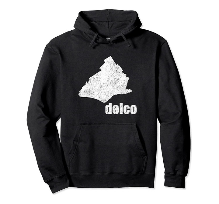 Delaware Country Delco PA Map Distressed Urban Hoodie, T-Shirt, Sweatshirt