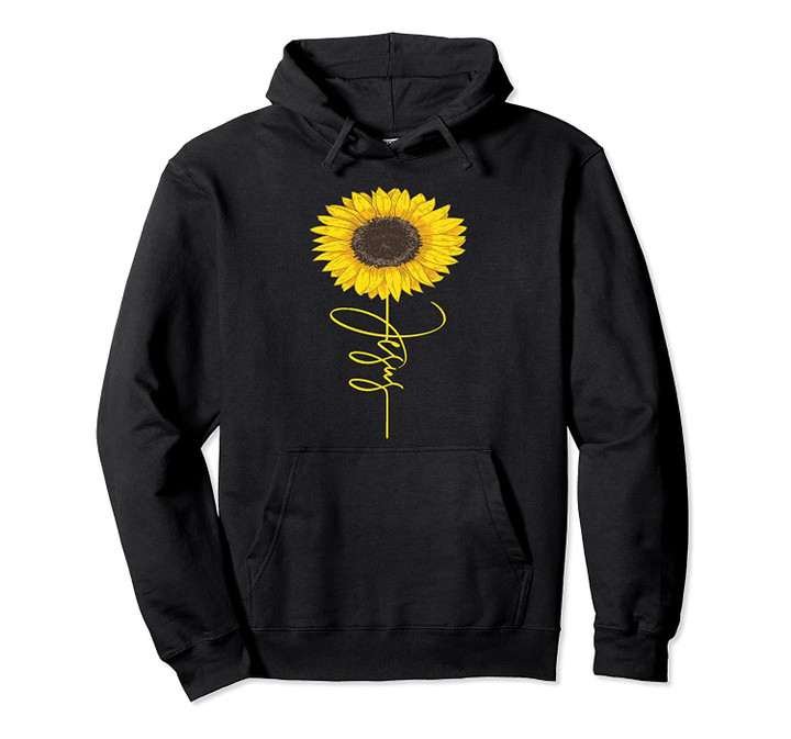 Cute Jesus Sunflower Christian Gifts For Women Pullover Hoodie, T-Shirt, Sweatshirt