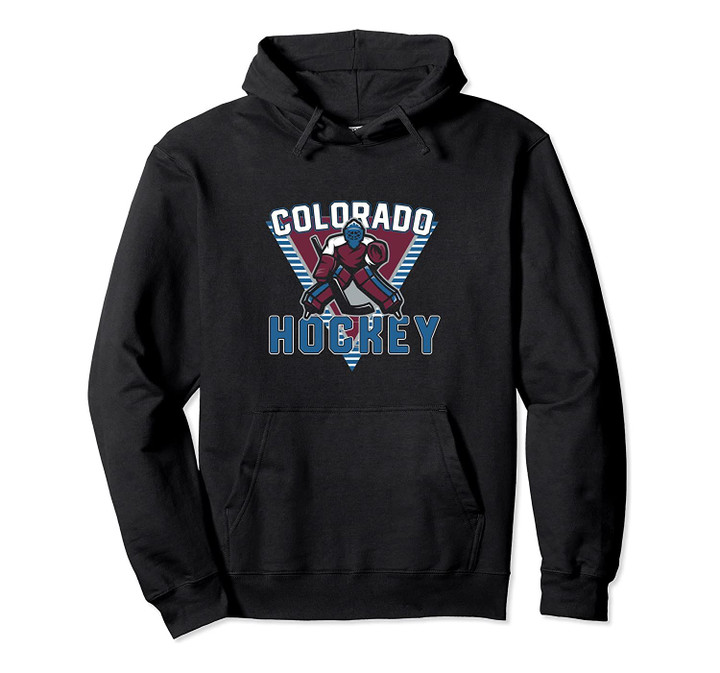 Old School Colorado Hockey Retro 90s Pullover Hoodie, T-Shirt, Sweatshirt