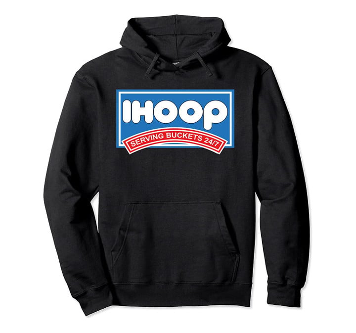 Ihoop Basketball Hoodie - Bball Pull Over Hoodie 24/7, T-Shirt, Sweatshirt
