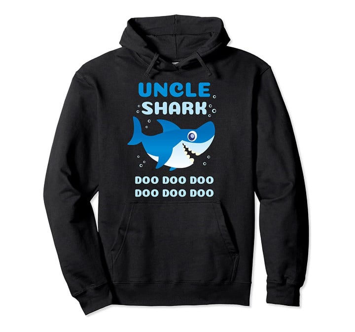 Uncle Shark Doo Doo Doo Funny Gifts Family Pullover Hoodie, T-Shirt, Sweatshirt