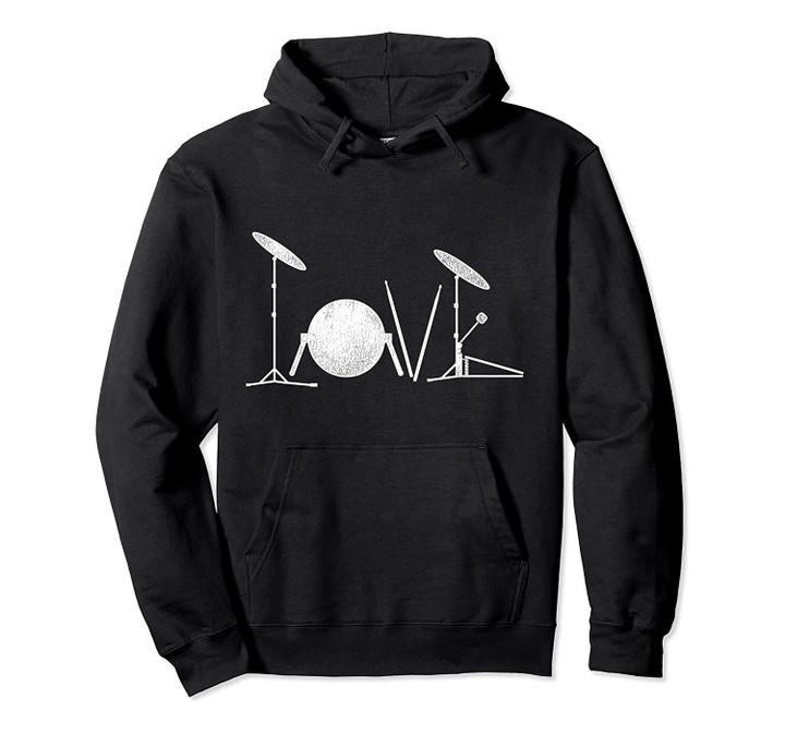 Love Drums Pullover Hoodie, T-Shirt, Sweatshirt