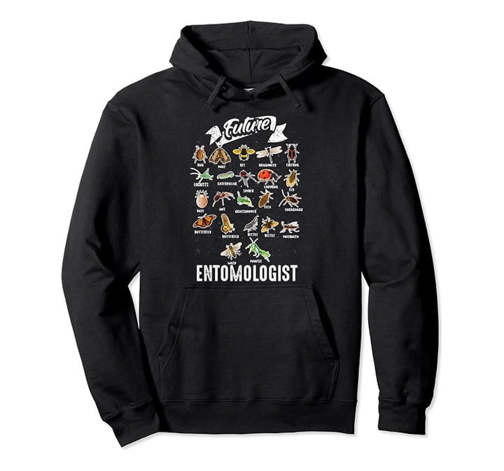 Cool Future Entomologist | Funny Insect Lover Collector Gift Pullover Hoodie, T-Shirt, Sweatshirt