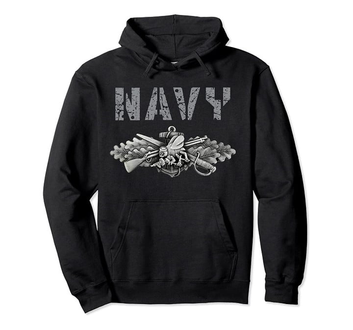 Navy Sailor Seabee Combat Warfare Pullover Hoodie, T-Shirt, Sweatshirt