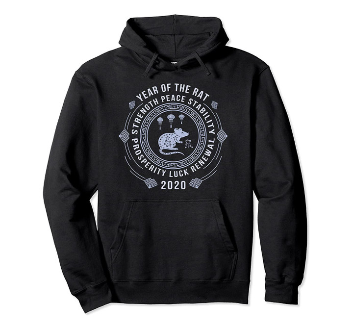 Chinese New Year of The Rat 2020 Meaning Pullover Hoodie, T-Shirt, Sweatshirt