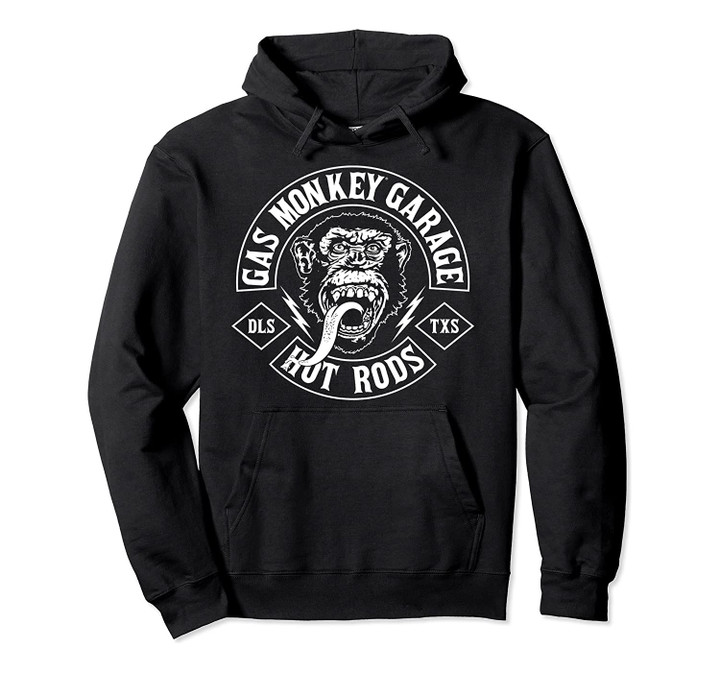 Gas Monkey Garage Modern Wrap Around Logo Pullover Hoodie, T-Shirt, Sweatshirt