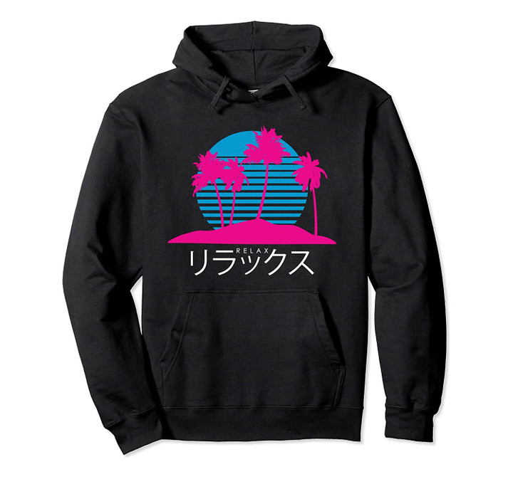 Aesthetic Vaporwave Hoodie Retro 80s 90s Harajuku Fashion Pullover Hoodie, T-Shirt, Sweatshirt