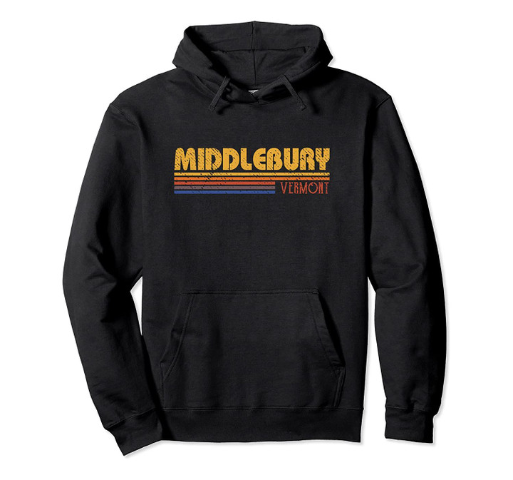 Retro Middlebury Vermont Pullover Hoodie, T-Shirt, Sweatshirt