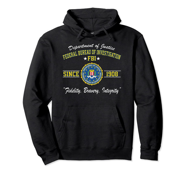 Federal Bureau of Investigation FBI Pullover Hoodie, T-Shirt, Sweatshirt