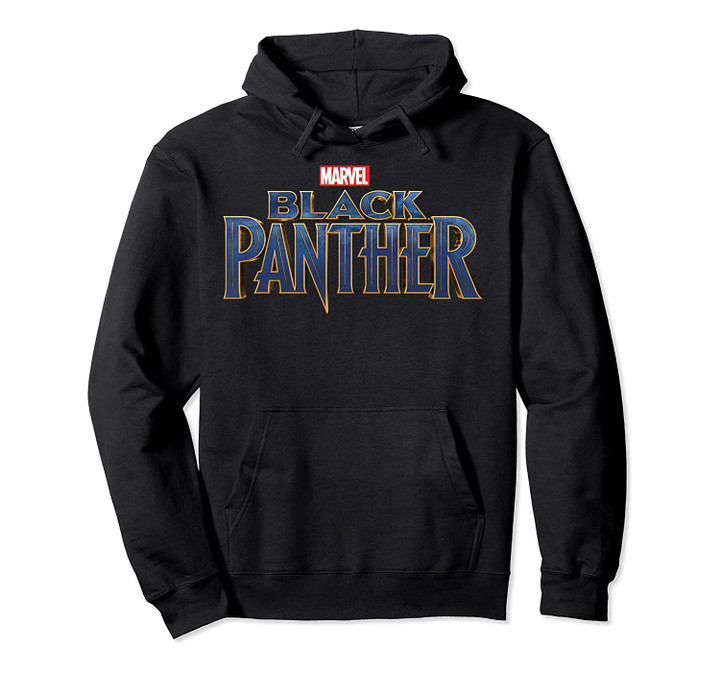 Marvel Black Panther Movie Title Logo Graphic Hoodie, T-Shirt, Sweatshirt