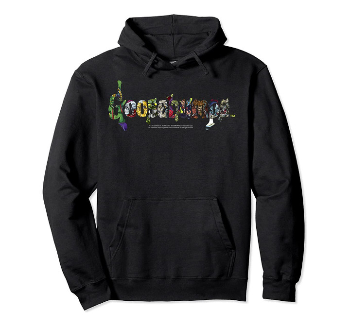 Goosebumps Monsters Inside Large Logo Poster Pullover Hoodie, T-Shirt, Sweatshirt