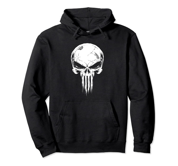 Marvel The Punisher Distressed Skull Icon Hoodie, T-Shirt, Sweatshirt