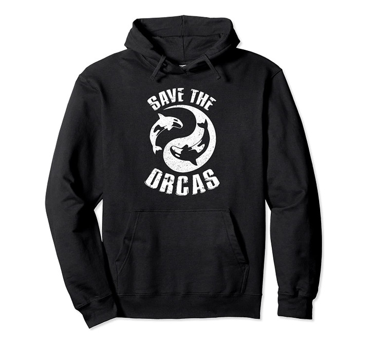 Save the Orcas Orca killer Whale Sea Panda Dive design Pullover Hoodie, T-Shirt, Sweatshirt