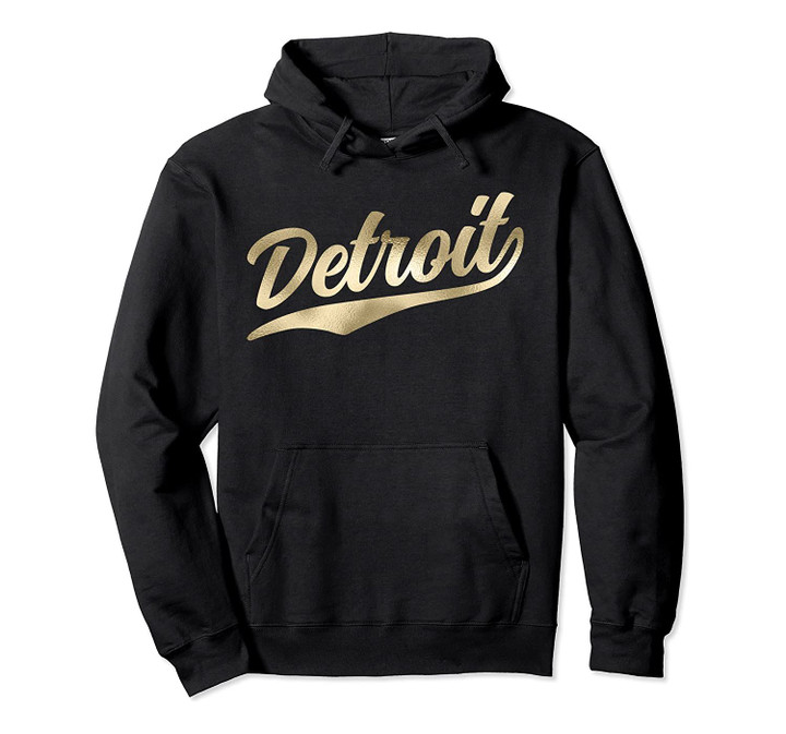 Detroit Michigan Hoodie Cool Retro 1970s Vintage, T-Shirt, Sweatshirt