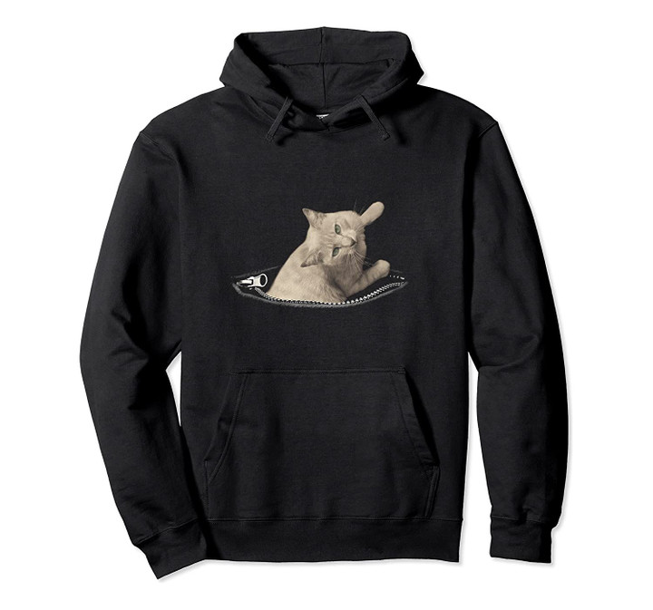 Cat in Pet Pouch for Cat Lovers Pullover Hoodie, T-Shirt, Sweatshirt