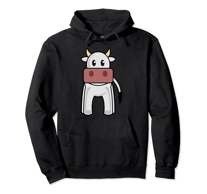 Cow | Cute Farm Animal Design Pullover Hoodie, T-Shirt, Sweatshirt