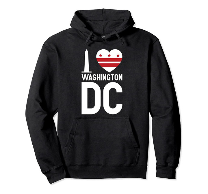 I Love Washington DC Hoodie Pullover Hoodie, T-Shirt, Sweatshirt