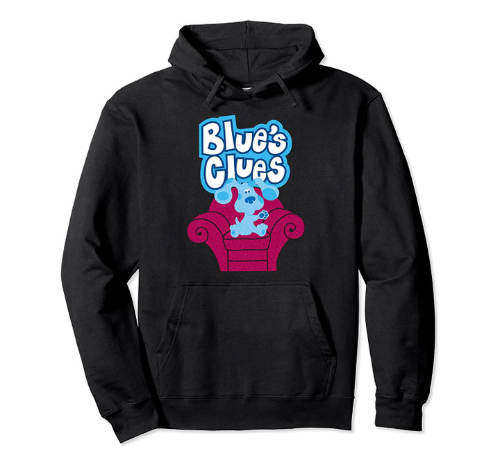Blue's Clues On Red Sofa Pullover Hoodie, T-Shirt, Sweatshirt