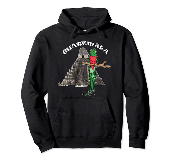 Tikal Guatemalan Chapin Quetzal Bird Souvenir Gift Guatemala Pullover Hoodie, T-Shirt, Sweatshirt