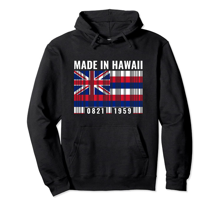 Hawaii Heritage Hawaiian Roots Barcode Pullover Hoodie, T-Shirt, Sweatshirt