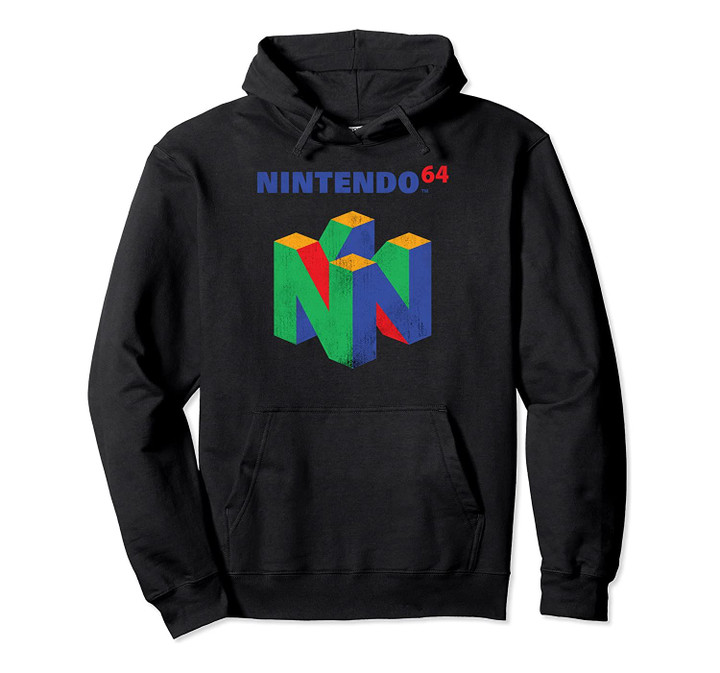 Nintendo 64 Classic Retro Vintage Logo Graphic Hoodie, T-Shirt, Sweatshirt