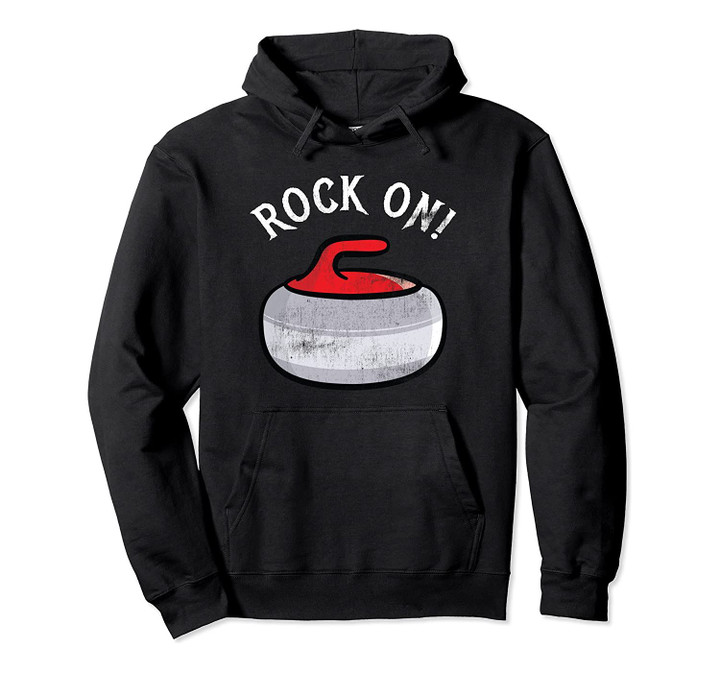 Rock On! Curling Rock Curling Stone Brick Hoodie, T-Shirt, Sweatshirt