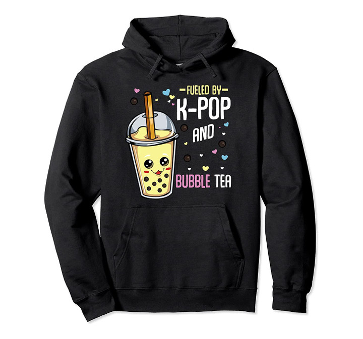K-Pop and Bubble Tea Hallyu Funny Korean Fashion Music Lover Pullover Hoodie, T-Shirt, Sweatshirt