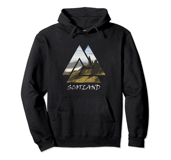 Isle of Skye Scotland Geometric Travel Gift Pullover Hoodie, T-Shirt, Sweatshirt