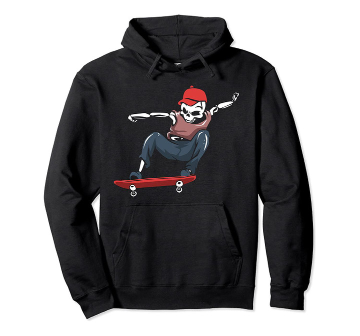 Skateboarding Skater Hoodie | Skateboard Skeleton, T-Shirt, Sweatshirt