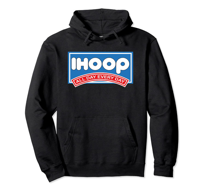 Ihoop Basketball Hoodie - BBall Pull Over All Day Every Day, T-Shirt, Sweatshirt