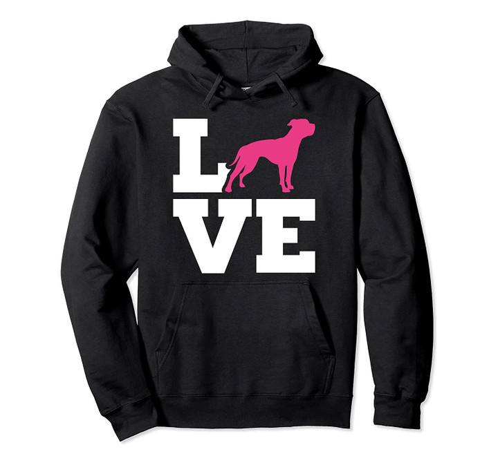 American Bulldog Love Pullover Hoodie, T-Shirt, Sweatshirt