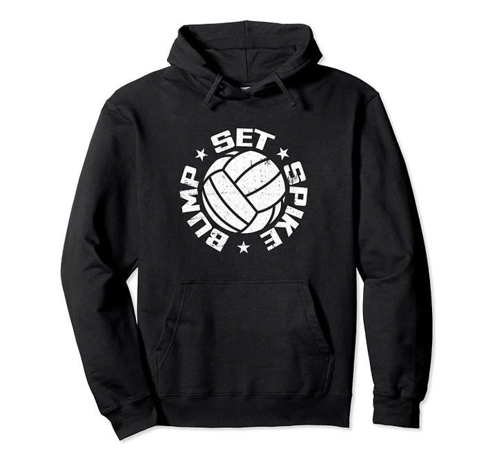 Bump Set Spike Graphic Volleyball Design Cute Hoodie, T-Shirt, Sweatshirt