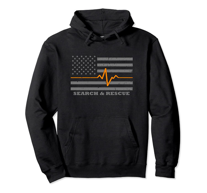 Search And Rescue Heartbeat Hoodie, T-Shirt, Sweatshirt