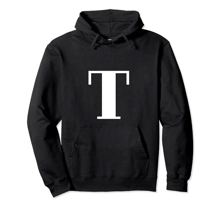 Letter T alphabet Pullover Hoodie, T-Shirt, Sweatshirt