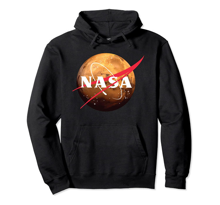 NASA Hooded Sweatshirt Mars Space Exploration, T-Shirt, Sweatshirt
