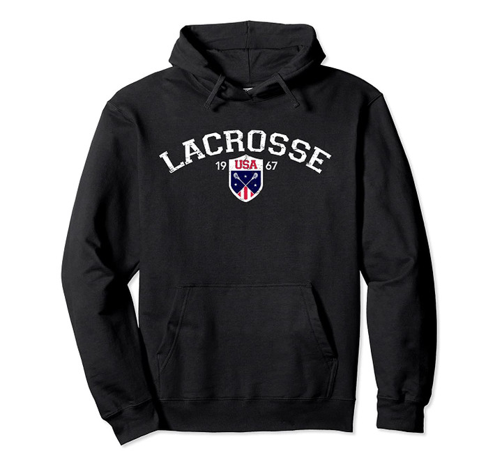 Vintage USA National Lacrosse Pullover Hoodie, T-Shirt, Sweatshirt