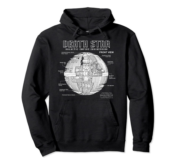 Star Wars Death Star Empire Engineering Diagram Hoodie, T-Shirt, Sweatshirt