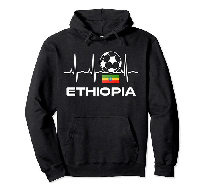 Ethiopia Soccer Jersey Hoodie Ethiopian Football Gift Shirt Pullover Hoodie, T-Shirt, Sweatshirt