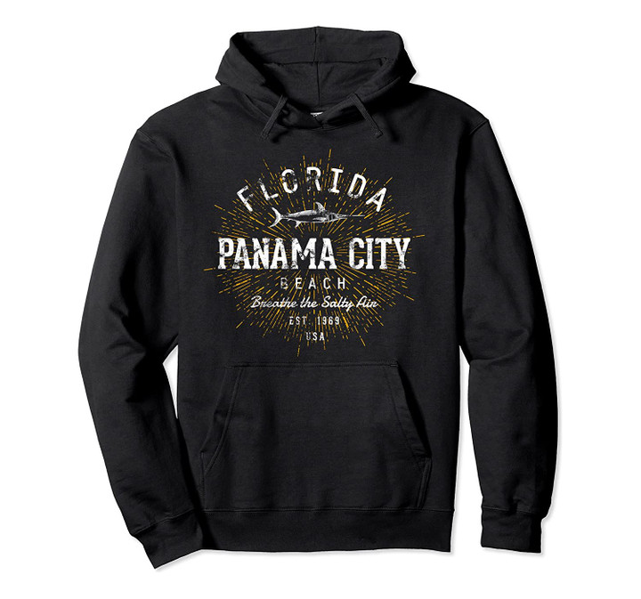 Retro Vintage Panama City Beach Pullover Hoodie, T-Shirt, Sweatshirt