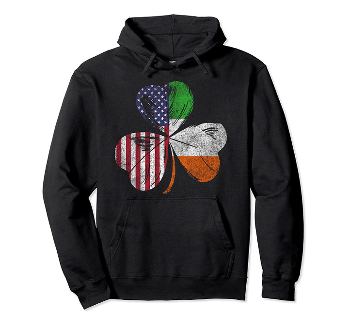 Shamrock USA Ireland Pullover Hoodie, T-Shirt, Sweatshirt