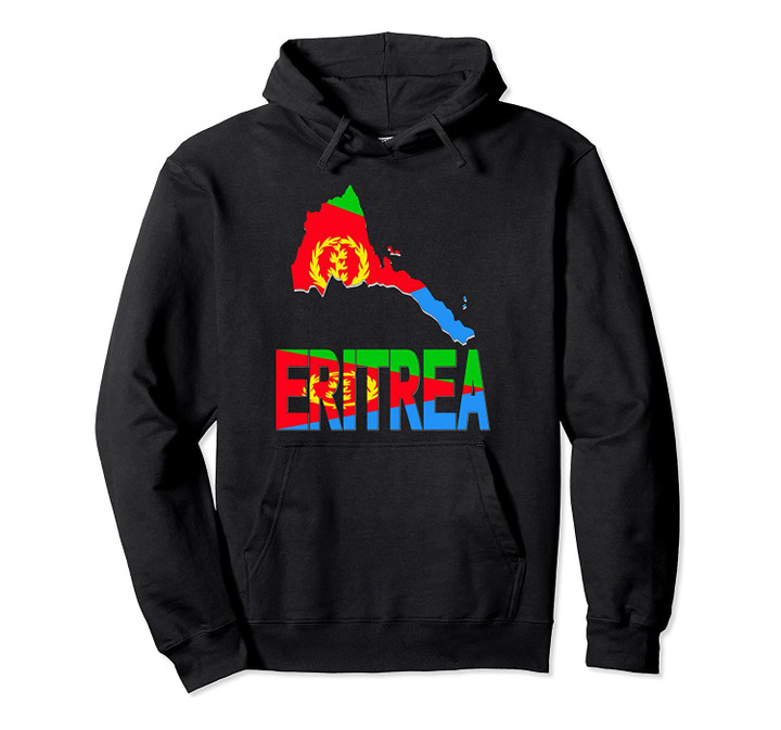 Eritrea map Eritrean flag Africa t-shirt hoodie, T-Shirt, Sweatshirt