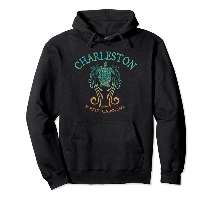 JCombs: Charleston, SC, Sea Turtle in the Slipstream Pullover Hoodie, T-Shirt, Sweatshirt