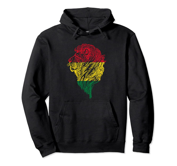 Rastafarian Lion Pullover Hoodie, T-Shirt, Sweatshirt